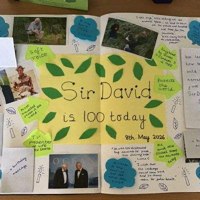 Sir David Attenborough is 100